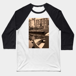 Narrow Boats Regent's Canal Camden London Baseball T-Shirt